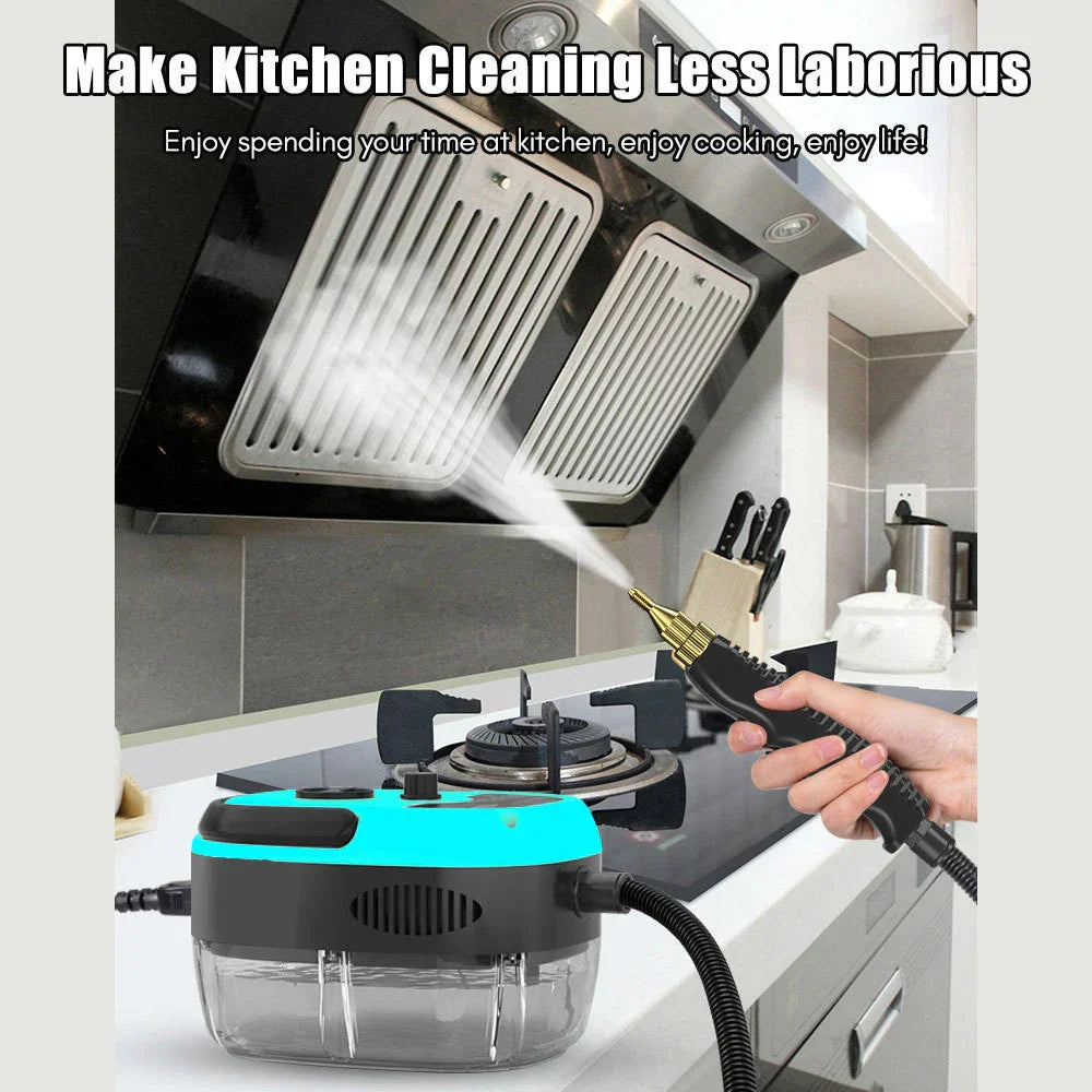 Portable Steam Cleaner with 15-Second Fast Heating | Multipurpose High Pressure Steam Cleaning Machine for Home & Car