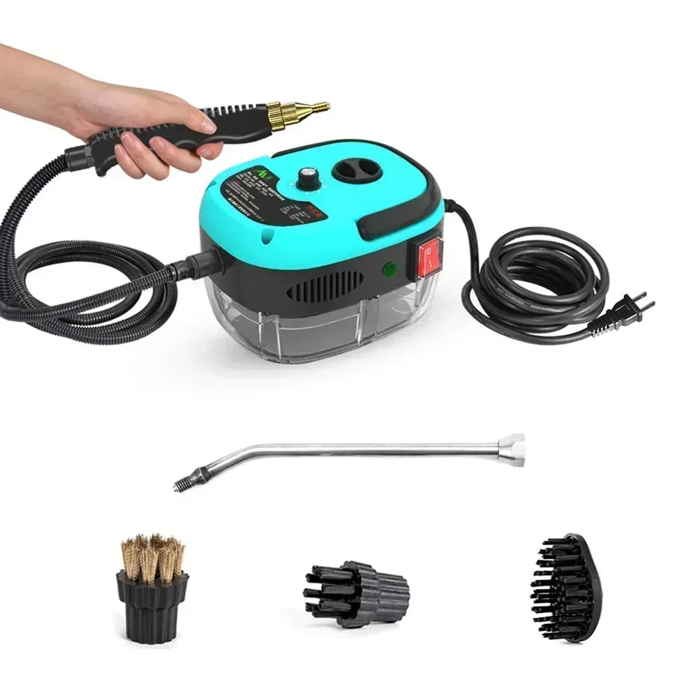 Portable Steam Cleaner with 15-Second Fast Heating | Multipurpose High Pressure Steam Cleaning Machine for Home & Car