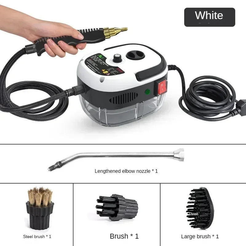 Portable Steam Cleaner with 15-Second Fast Heating | Multipurpose High Pressure Steam Cleaning Machine for Home & Car
