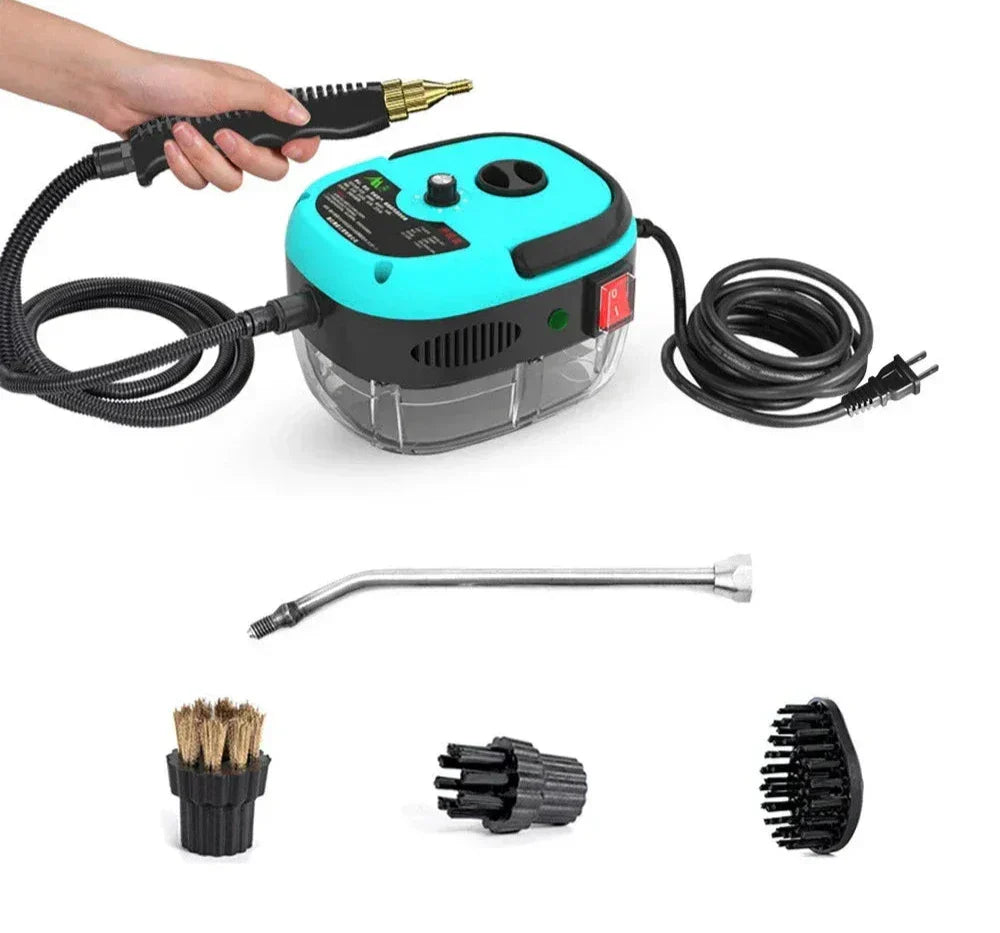 Portable Steam Cleaner with 15-Second Fast Heating | Multipurpose High Pressure Steam Cleaning Machine for Home & Car