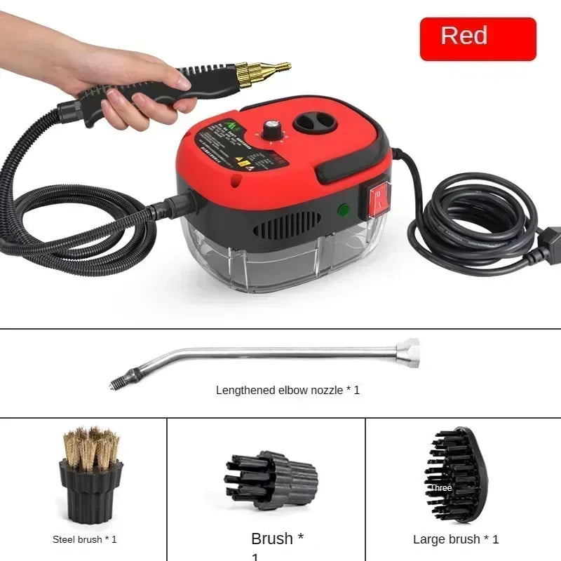 Portable Steam Cleaner with 15-Second Fast Heating | Multipurpose High Pressure Steam Cleaning Machine for Home & Car